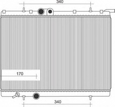 MAGNETI MARELLI 350213872000 -  Радиатор, охлаждение двигателя